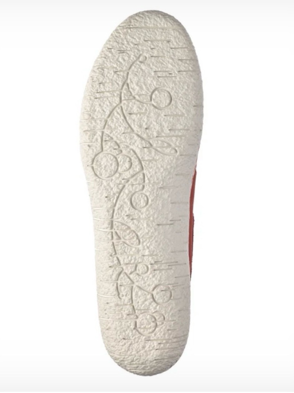 Women's Suede modern Moccasin in red clay - Picture 6 of 14